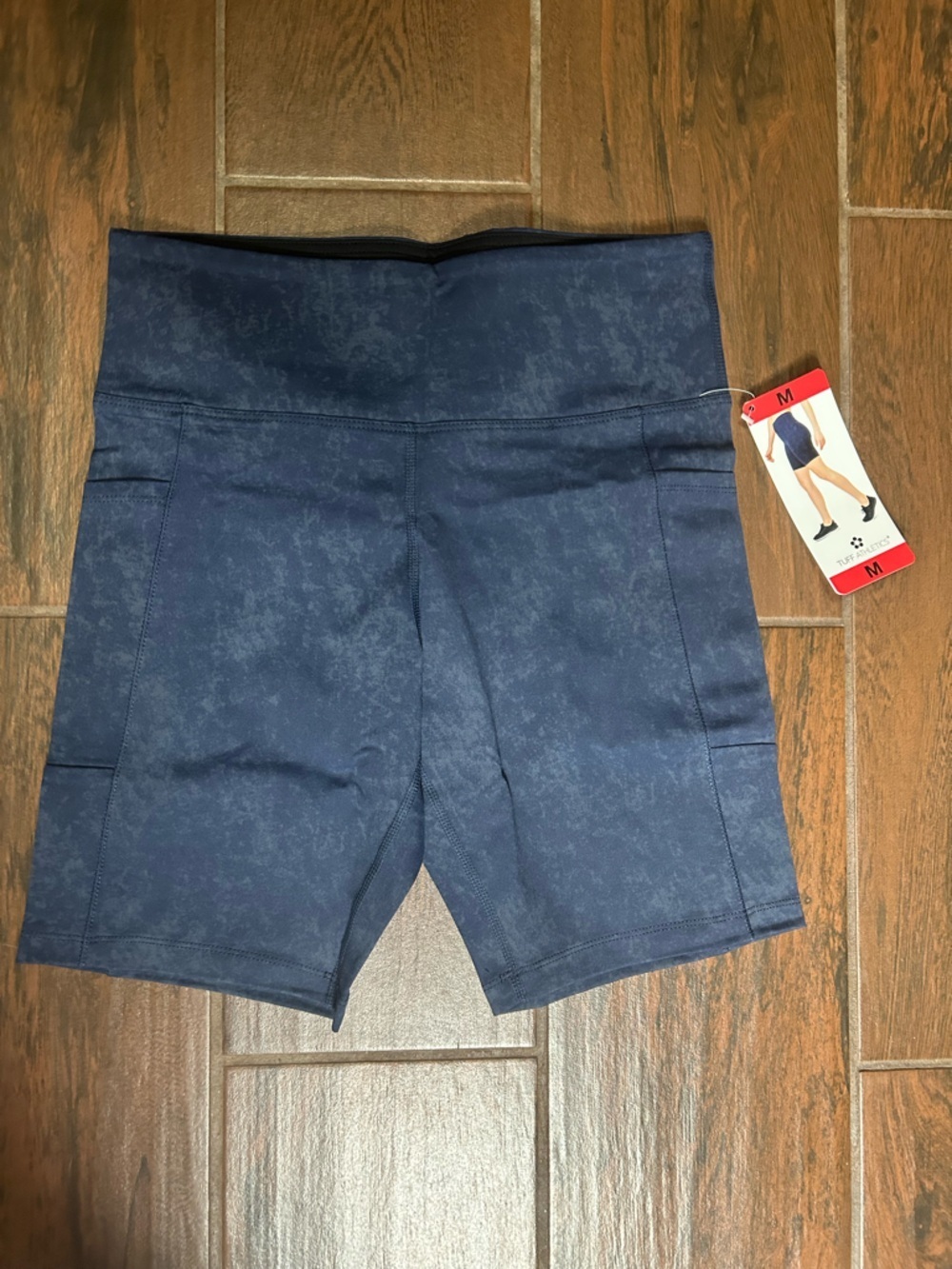 Tuff Athletics Blue Gym Shorts Womens size Medium